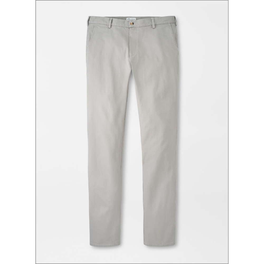 Peter Millar Chino Pants Mens 40x36 Crown Pima Cotton Twill Light Gray